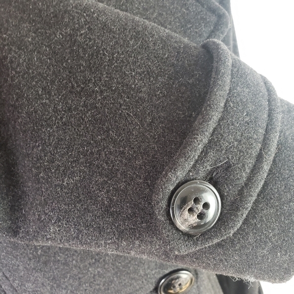 London Fog Womans Wool Pea Coat Size Sm - Picture 7 of 11